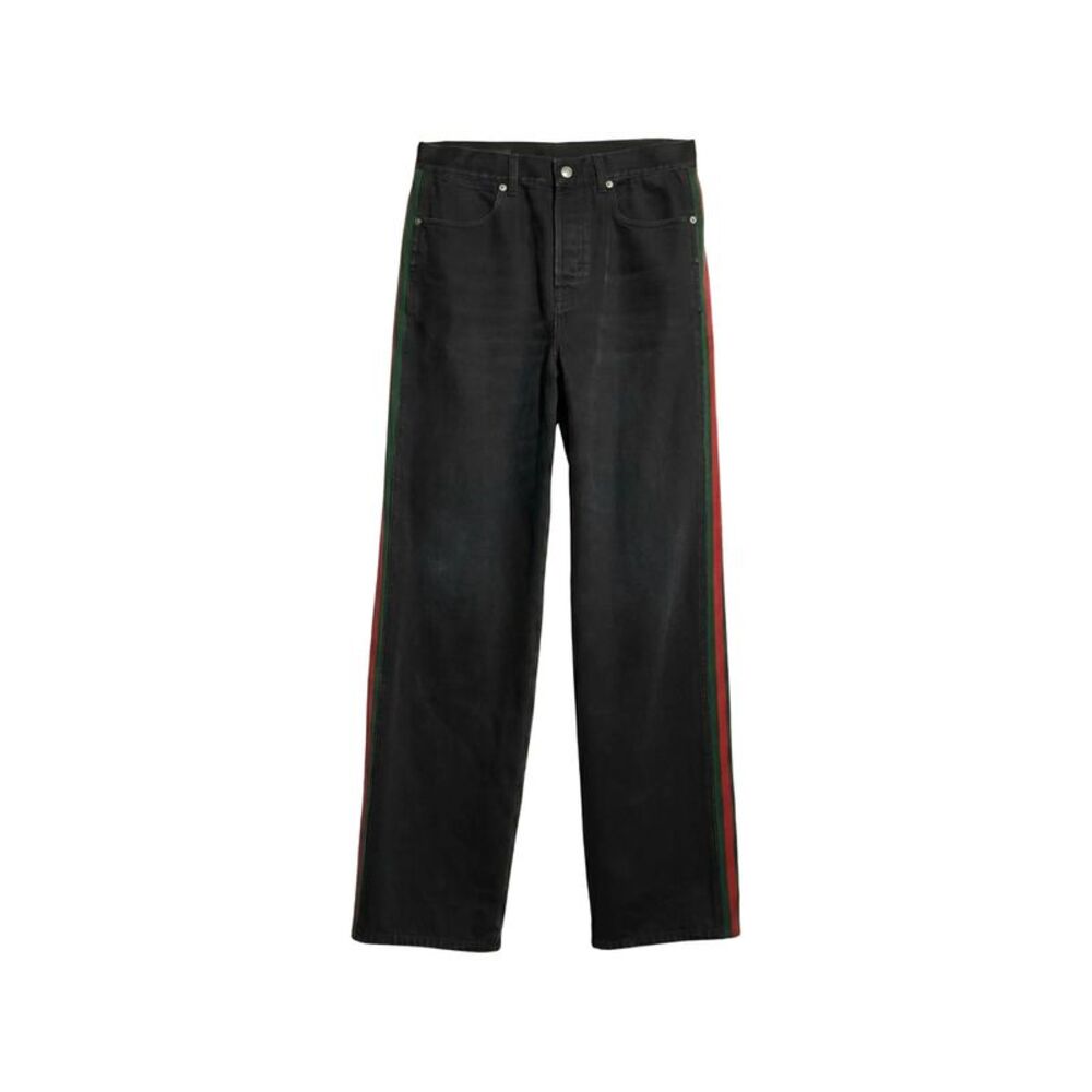 Gucci Black Denim - Regular & Straight-Leg Jeans Men